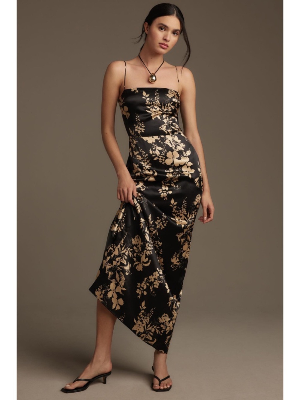 NEW Anthropologie Reformation Frankie Silk Dress Gisele 12